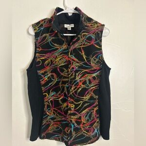 Coldwater Creek zip up vest